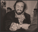 Pavarotti at Harrods - click to enlarge